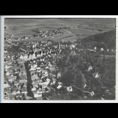 ZZ-4288/ Schwandorf Foto seltenes Luftbild ca.1938 18 x 13 cm