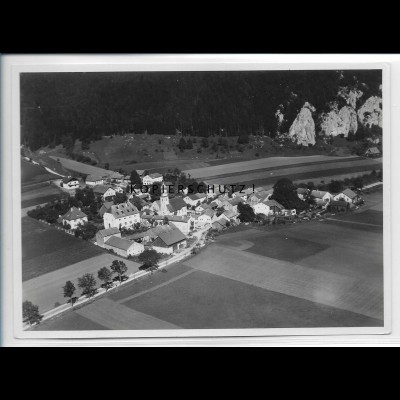 ZZ-4318/ Prunn i. Altmühltal Foto seltenes Luftbild 1937 18 x 13 cm