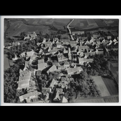 ZZ-4461/ Aufkirchen b. Gerolfingen Foto Luftbild 1939 18 x 13 cm