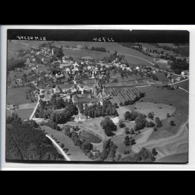 ZZ-4430/ Irsee bei Kaufbeuren Foto seltenes Luftbild 1938 18 x 13 cm