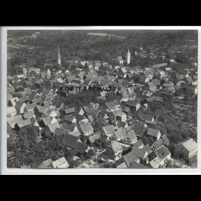 ZZ-4557/ Leutershausen Foto seltenes Luftbild ca. 1936 18 x 13 cm