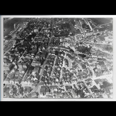 ZZ-4673/ Ebingen bei Albstadt Foto seltenes Luftbild 1937 18 x 13 cm