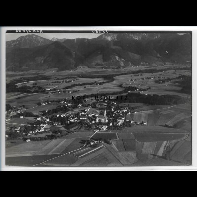 ZZ-4748/ Übersee Foto seltenes Luftbild 1938 18 x 13 cm