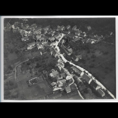 ZZ-4615/ Sickingen b. Hechingen Foto seltenes Luftbild ca.1938 18 x 13 cm
