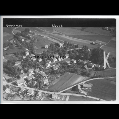 ZZ-4713/ Eberspoint bei Velden Foto seltenes Luftbild 1938 18 x 13 cm