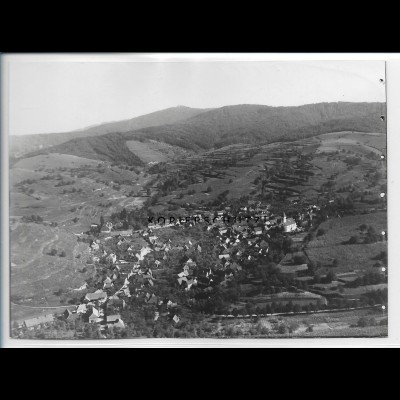 ZZ-4981/ Kirchlindsbergen b. Endingen Foto seltenes Luftbild ca.1935 18 x 13 cm