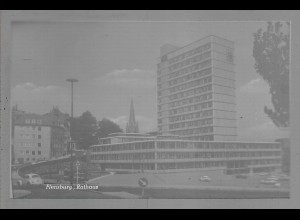 Neg6073/ Flensburg Rathaus altes Negativ 60er Jahre