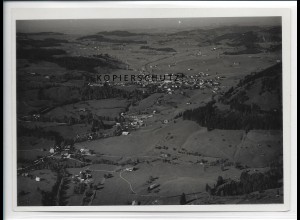 ZZ-5291/ Oberstaufen Foto seltenes Luftbild 18 x 13 cm ca. 1938