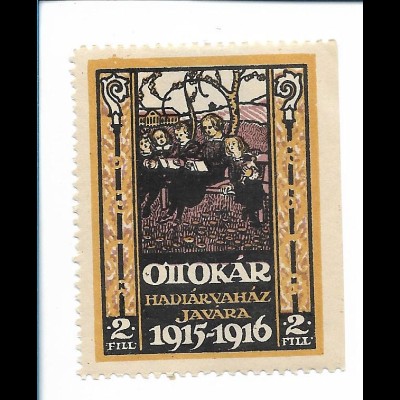 Y19864/ Spendenmarke Ottokar 1915-1916 Böhmen Tschechien