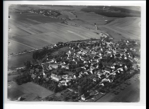 ZZ-5340/ Andelfingen b. Langenenslingen Foto seltenes Luftbild 18 x 13 cm 1937