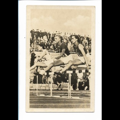 XX14752/ Tschudina (UdSSR) Rußland 80 m Hürden-Lauf 50er Jahre Foto AK