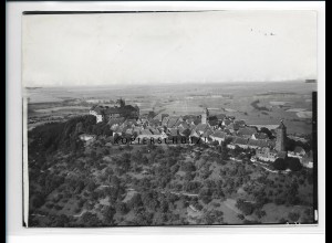 ZZ-5451/ Waldenburg seltenes Foto Luftbild 18 x 13 cm ca.1938