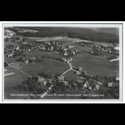 MW03988/ Zwerenberg Krs. Calw Foto AK seltenes Strähle Luftbild 30er Jahre