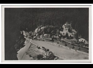 MW04664/ Krähenbad bei Freudenstadt Foto AK seltenes Strähle Luftbild 30er Jahre