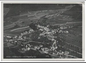 MW04519/ Killer b. Burladingen AK seltenes Strähle Luftbild 30er Jahre