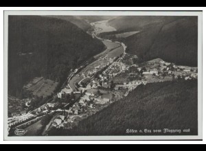 MW05103/ Höfen a. Enz Foto AK seltenes Strähle Luftbild 30er Jahre