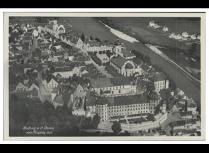 MW05371/ Neuburg a.d. Donau AK seltenes Strähle Luftbild 30er Jahre