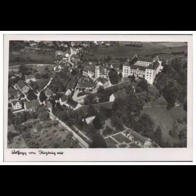 MW05439/ Wolfegg Foto AK seltenes Strähle Luftbild 30er Jahre