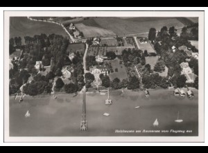 MW05310/ Holzhausen a. Ammersee Foto AK seltenes Strähle Luftbild 30er Jahre