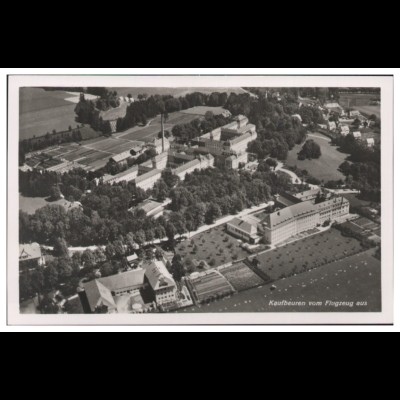 MW05296/ Kaufbeuren Foto AK seltenes Strähle Luftbild 30er Jahre