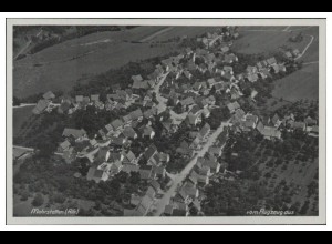 MW05402/ Mehrstetten AK seltenes Strähle Luftbild 30er Jahre