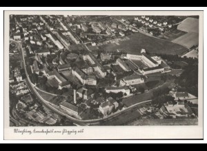 MW04748/ Würzburg Krankenhaus Foto seltenes Strähle Luftbild 30er Jahre