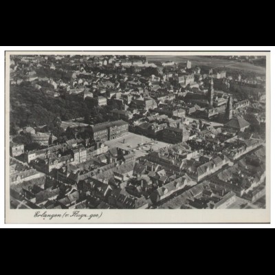 MW05197/ Erlangen AK seltenes Strähle Luftbild 30er Jahre