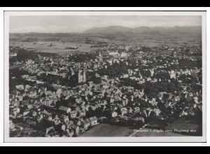 MW05168/ Kempten Foto AK seltenes Strähle Luftbild 30er Jahre
