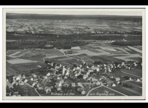 MW05497/ Kirchdorf a.d. Iller AK seltenes Strähle Luftbild 30er Jahre