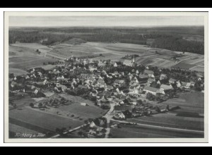 MW05495/ Kirchberg a.d. Iller AK seltenes Strähle Luftbild 30er Jahre