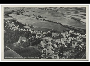 MW05488/ Achstetten b. Laupheim AK seltenes Strähle Luftbild 30er Jahre