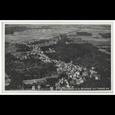 MW05780/ Öschelbronn bei Herrenberg AK seltenes Strähle Luftbild 30er Jahre