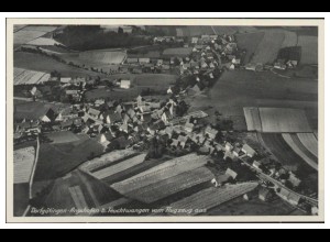 MW04942/ Dorfgütingen-Argshofen AK seltenes Strähle Luftbild 30er Jahre