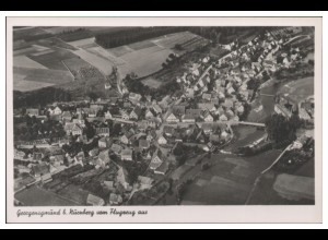 MW05613/ Georgensgmünd b. Nürnberg Foto AK seltenes Strähle Luftbild 30er Jahre