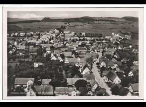 MW05033/ Hülben Foto AK seltenes Strähle Luftbild 30er Jahre