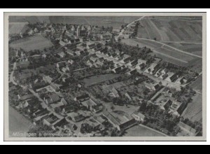 MW05601/ Mörslingen bei Dillingen AK seltenes Strähle Luftbild 30er Jahre