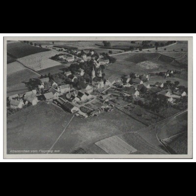 MW05591/ Attenkirchen AK seltenes Strähle Luftbild 30er Jahre