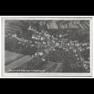 MW05726/ Bezgenriet bei Göppingen AK seltenes Strähle Luftbild 30er Jahre