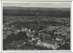 MW05713/ Nonnenweier i. Baden AK seltenes Strähle Luftbild 30er Jahre