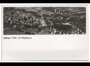 MW05649/ Güglingen Foto AK seltenes Strähle Luftbild 30er Jahre