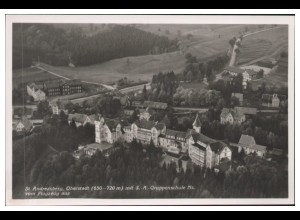 MW04989/ St. Andreasberg Oberstadt Foto AK seltenes Strähle Luftbild 30er Jahre