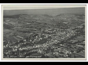 MW05868/ Jöhlingen AK seltenes Strähle Luftbild 30er Jahre
