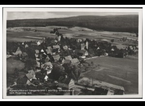 MW05888/ Langenbrand Foto AK seltenes Strähle Luftbild 30er Jahre
