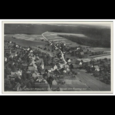 MW05889/ Neuweiler Schwarzwald AK seltenes Strähle Luftbild 30er Jahre