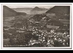 MW06038/ Bad Überkingen Foto AK Strähle seltenes Luftbild 30er Jahre