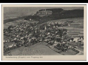 MW06288/ Scheibenberg Erzgeb. AK seltenes Strähle Luftbild 40er Jahre