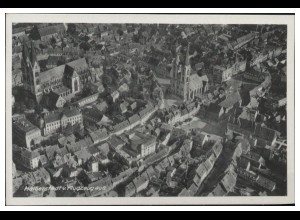 MW06298/ Halberstadt AK seltenes Strähle Luftbild 30/40er Jahre