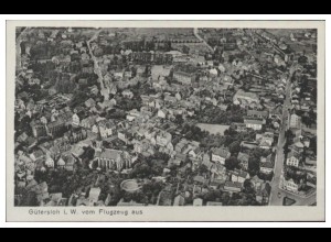 MW06372/ Gütersloh AK seltenes Strähle Luftbild 40er Jahre