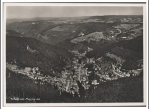 MW06413/ Triberg Foto AK seltenes Strähle Luftbild 30er Jahre