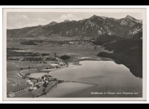 MW06124/ Weißensee bei Füssen Foto AK Strähle seltenes Luftbild 30er Jahre
